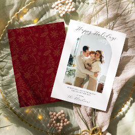 Cartão de Férias Moderno Boho