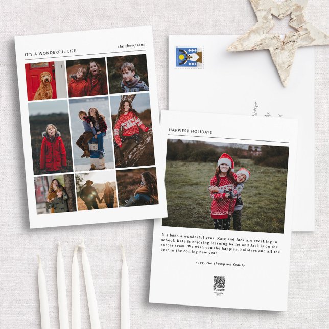 Cartão de Férias Mulit-Photo Maravilhoso (Criador carregado)