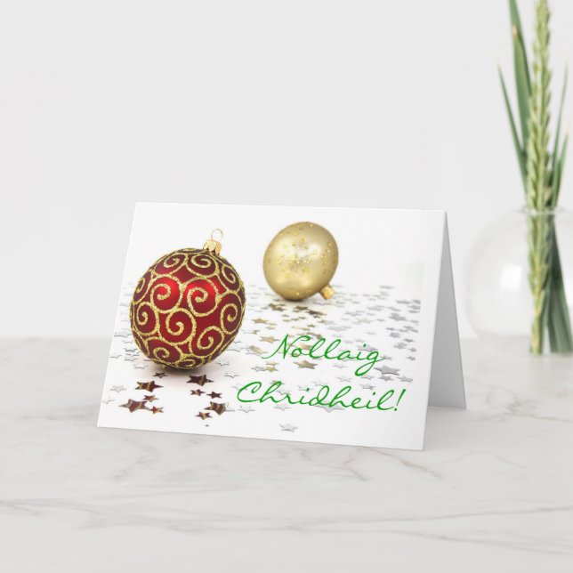 Cartão de Férias Natal Nollaig Chridheil I (Frente)