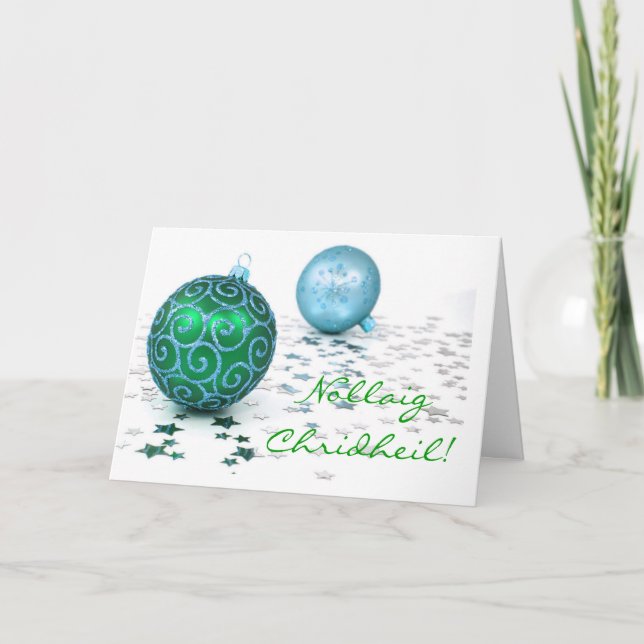 Cartão de Férias Natal Nollaig Chridheil I (Frente)