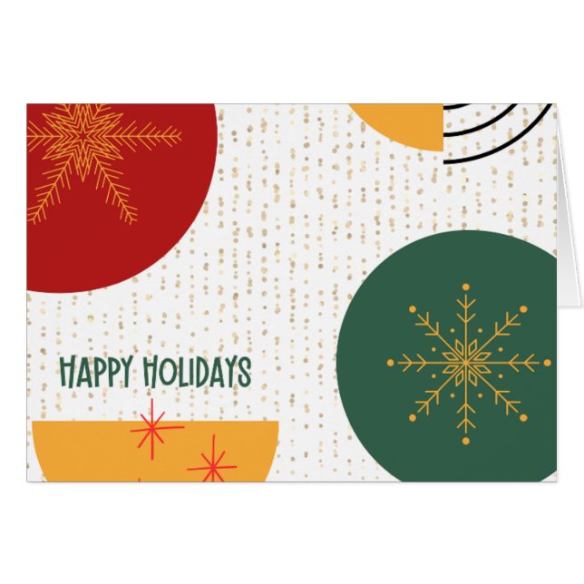 Cartão de Férias Personalizado 5x7 Cartão de Féria (Frente Horizontal)