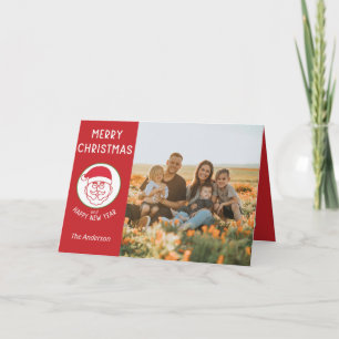 Cartão de Férias Personalizado de Natal encantador