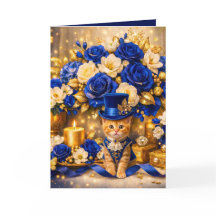Cartão de Férias Personalizável Elegante