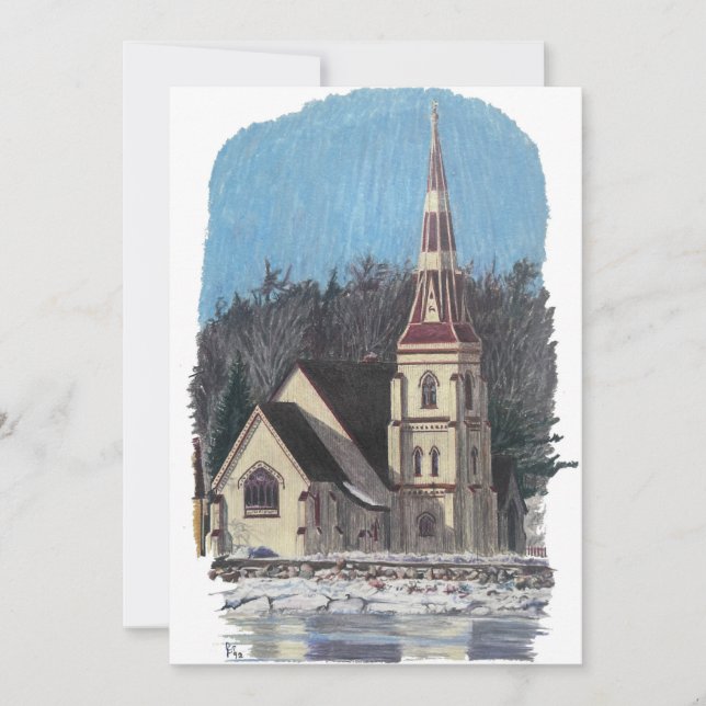 Cartão de Férias Planas da Nova Escócia (Frente)