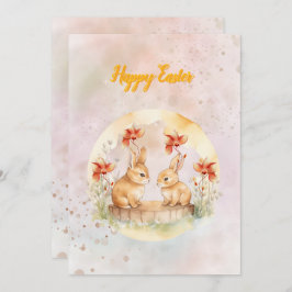 Cartão de férias plano