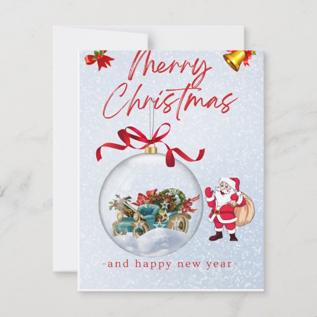 Cartão de Férias Plano (Frente)