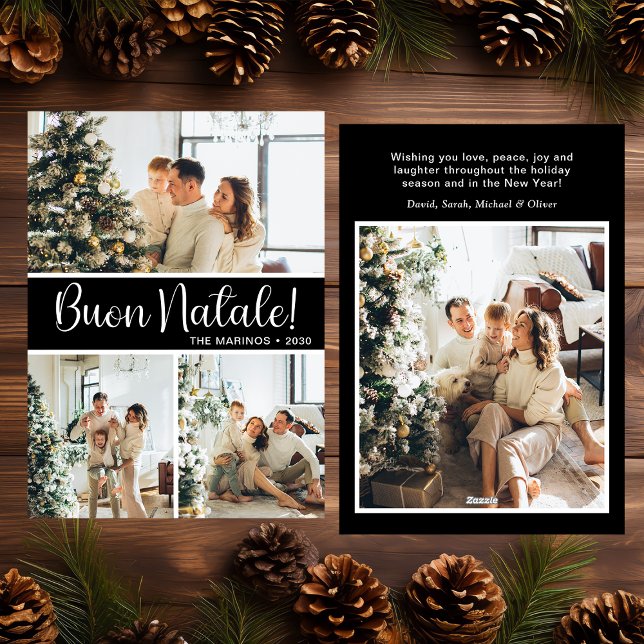 Cartão de Férias Plano Buon Natale 4 (Criador carregado)