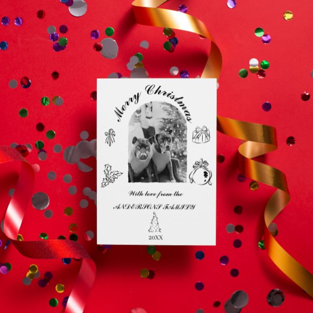 Cartão de Férias Plano Caprichoso Desenhado à Mão (Criador carregado)