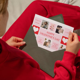 Cartão de Férias Plano de Colagem de 5 Fotos do Di