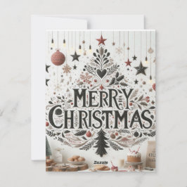 Cartão de Férias Plano, Feliz Natal