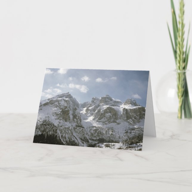 Cartão de férias Sella Gruppe e Val de Mesdi (Frente)