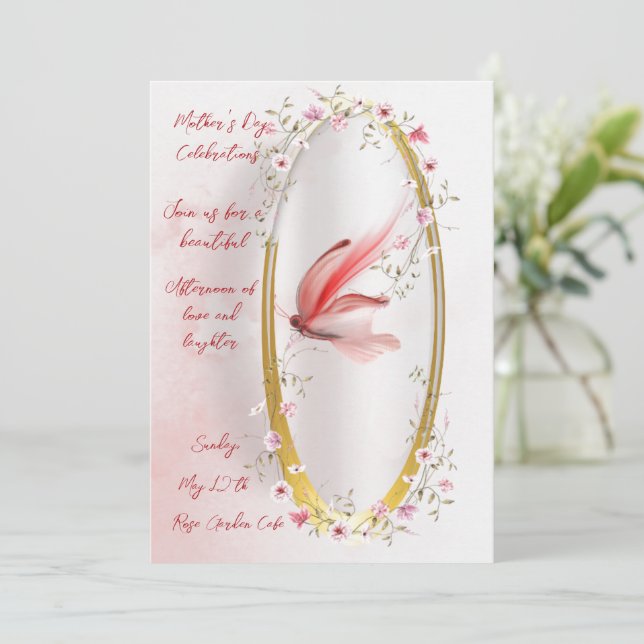 Cartão de férias simples (Em pé/Frente)