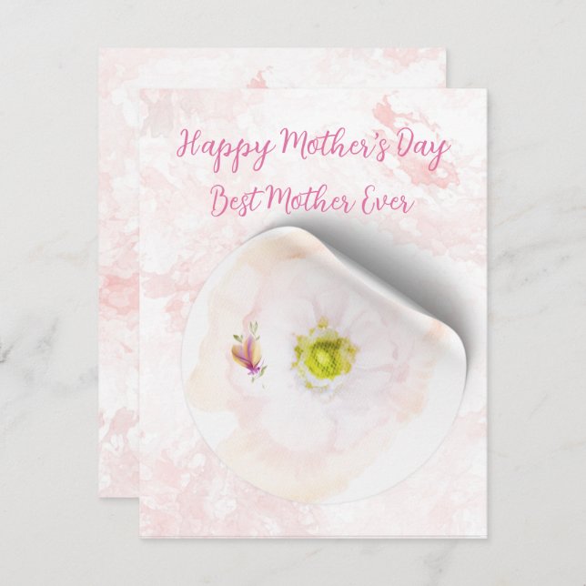 Cartão de férias simples (Frente/Verso)