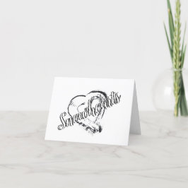 Cartão de Férias Snowhearts