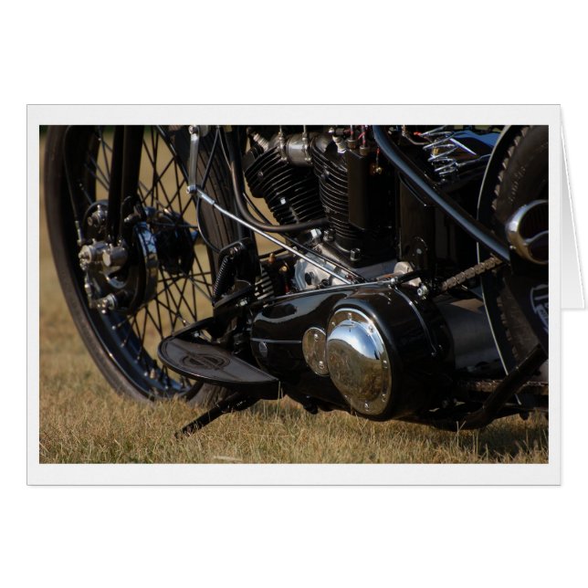 Cartão de Ferro Vintage (Frente horizontal)