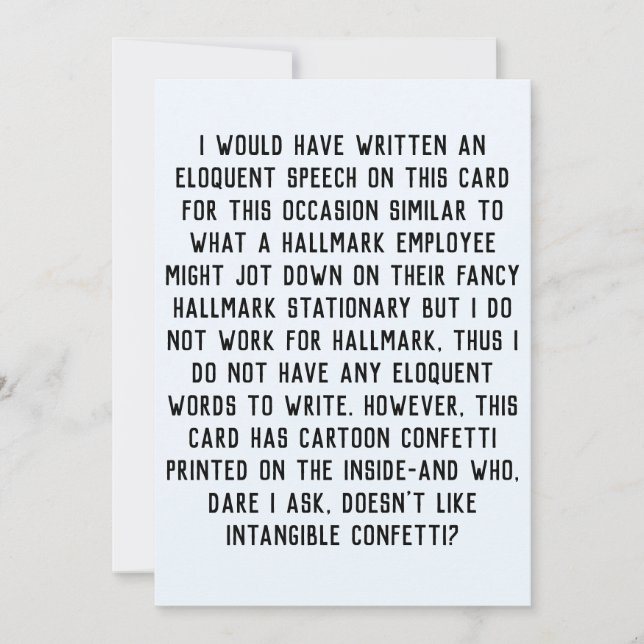 cartão de festa de aniversário de feriado (Frente)