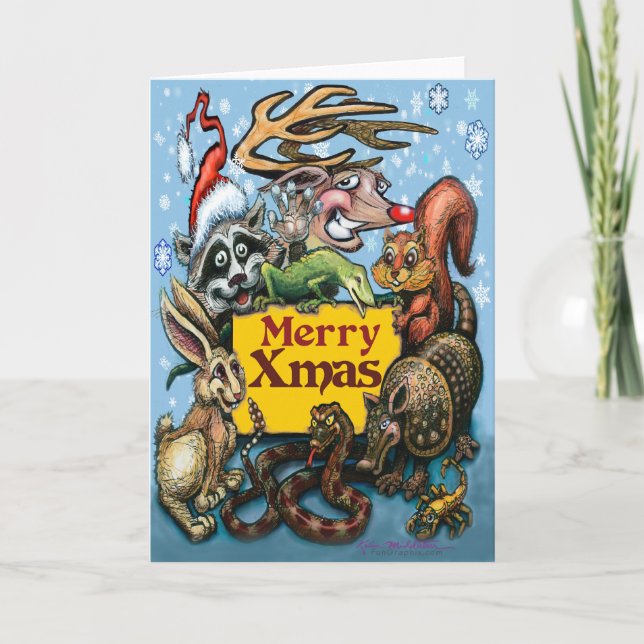 Cartão de Festa de Natal (Frente)