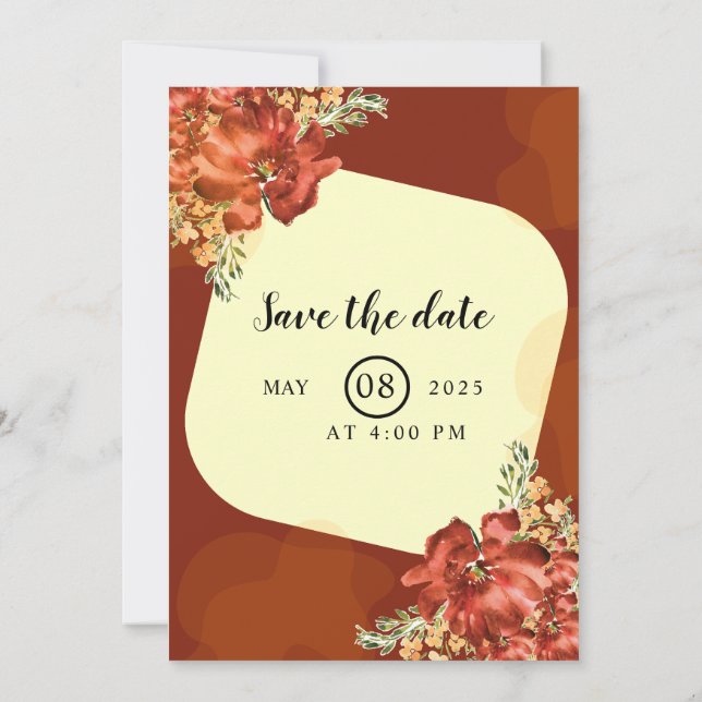 Cartão de Festa de Natal em Floco de Neve casament (Verso)