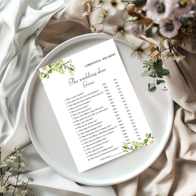 Cartão de festa de solteira de jogos de calçado de (Criador carregado)