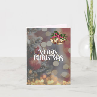 CARTÃO DE FESTIVIDADES ゴージャス クリスマスツリーの煌めくクリスマスカード♡