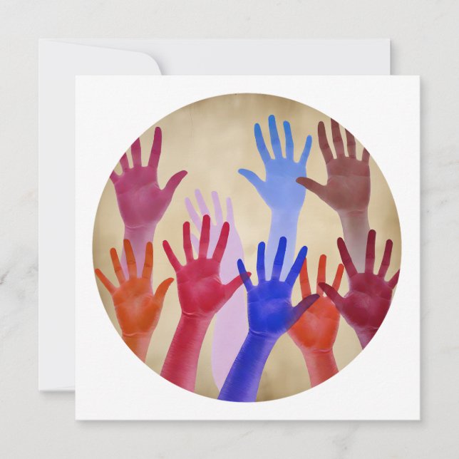 Cartão De Festividades 02, Movimento e unidade (Frente)