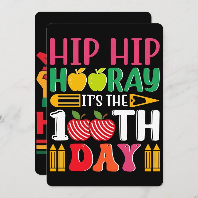 Cartão De Festividades 100 Days Learning Black History 2026 Poster  (Frente/Verso)