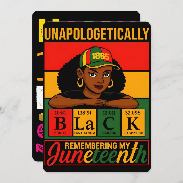 Cartão De Festividades 100 Days Learning Black History 2026 Poster  (Frente/Verso)