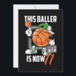 Cartão De Festividades 11th Birthday Basketball Player Funny 11 Years Old<br><div class="desc">11th Birthday Basketball Player Funny 11 Years Old</div>