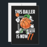 Cartão De Festividades 11th Birthday Basketball Player Funny 11 Years Old<br><div class="desc">11th Birthday Basketball Player Funny 11 Years Old</div>