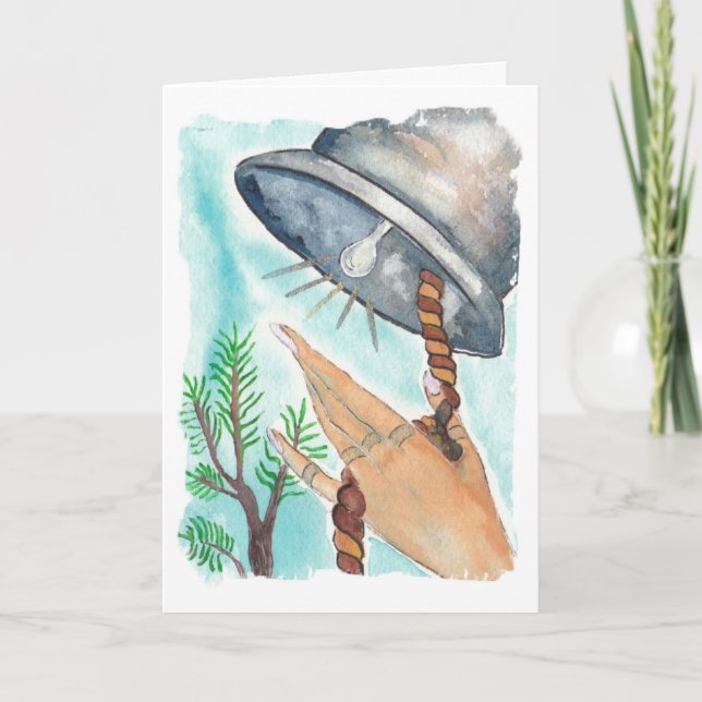 Cartão De Festividades 12 Days of Christmas 5 Golden rings (Frente)