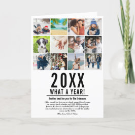 Cartão De Festividades 12 Notícias Fotográficas da Família no Ano em Revi