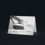 Cartão De Festividades 1901 Niagara Falls Greeting Card<br><div class="desc">Greeting Card showing winter at Niagara Falls in 1901</div>