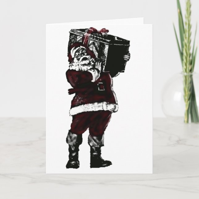 Cartão De Festividades 1949 Santa (Frente)