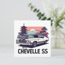 Cartão De Festividades 1970 Chevelle SS