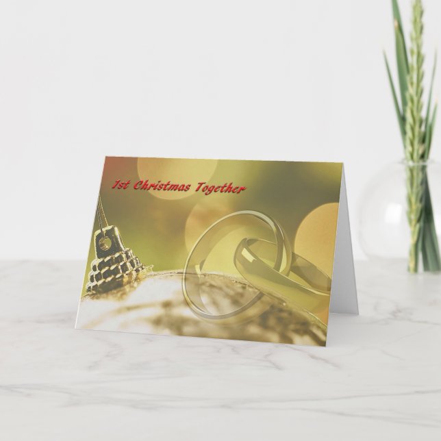 Cartão De Festividades 1rua de Natal Juntos (Frente)