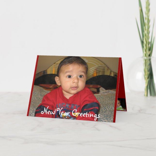 Cartão De Festividades 2007 cumprimentos do ano novo (Frente)