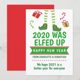 Cartão De Festividades 2020 foi Feliz ano novo
