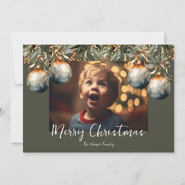 Cartão De Festividades 2023 Um Pedido de Fotografia (Frente)