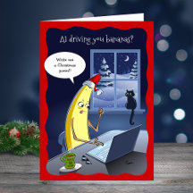 2025 Banana AI Natal Engraçado