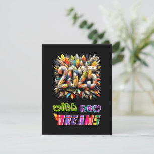 Cartão De Festividades 2025 Com Novos Sonhos