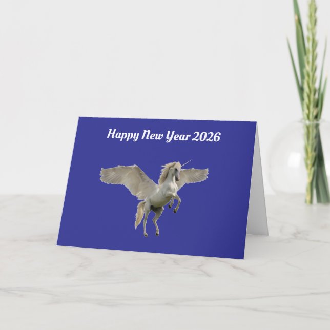 Cartão De Festividades 2026 Pegasus Holiday Card (Frente)