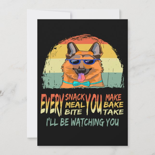 Cartão De Festividades 2 Cada Pica Que Você Faz... Estarei te observando  (Frente)