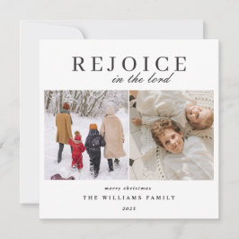 Cartão De Festividades 2 Foto Matthew 2:10-14 Bíblia Verso Natal