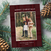 2 Foto Retro Xadrez de Natal Saudação