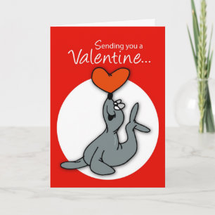 Cartão De Festividades 3569 Seal Valentine for Boy