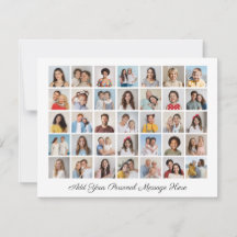 35 Colagem de Fotos Adicione Seu Próprio Agradecim