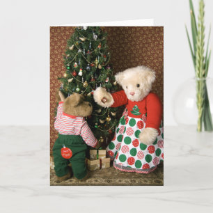 Cartão De Festividades 3834 Teddy Bears Natal