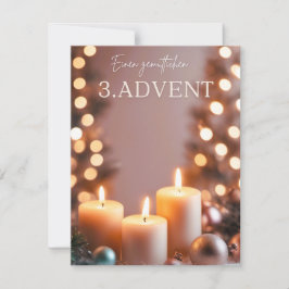 Cartão De Festividades 3. Advent
