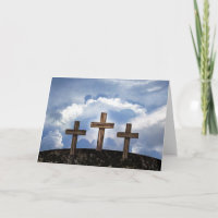 3 Cruzes Rústicas com Céu