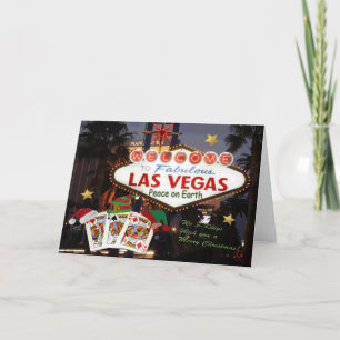 Cartão De Festividades 3 Las Vegas Kings Merry Christmas Card